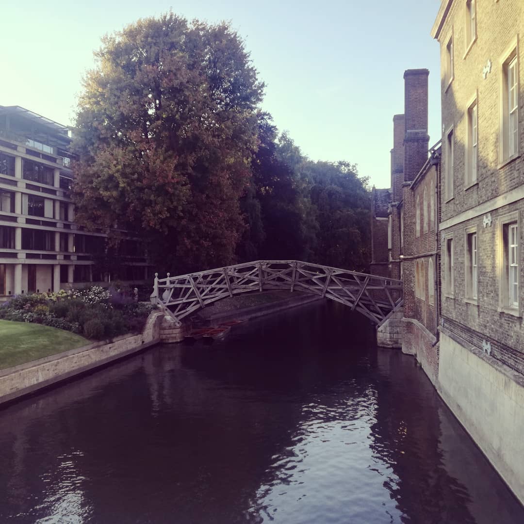 a bridge over a canal
